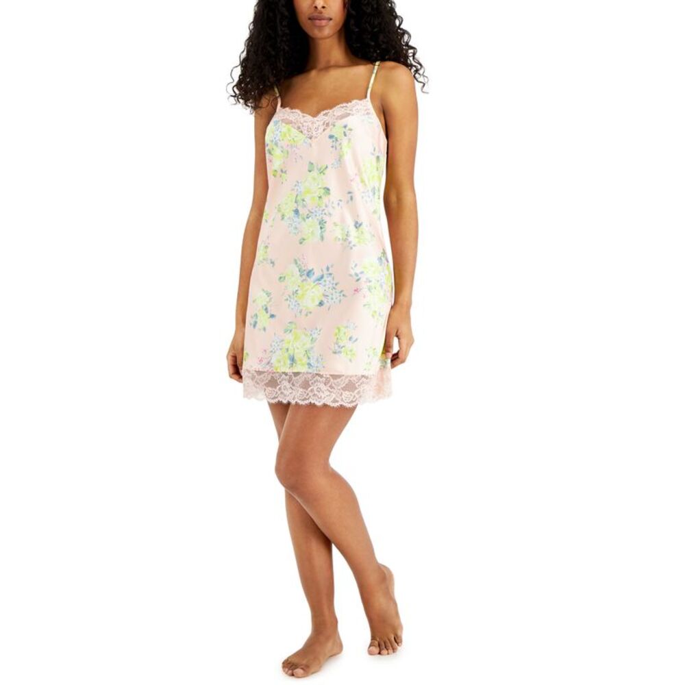 INC International Concepts Womens Lace Trim Chemise